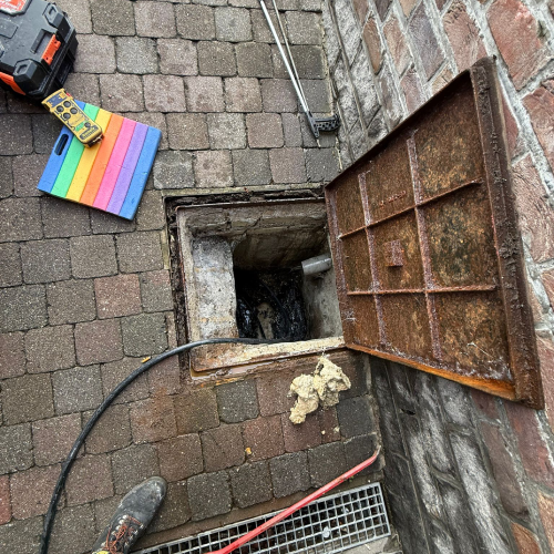 Débouchage d'égouts à Charleroi, Ville Haute
