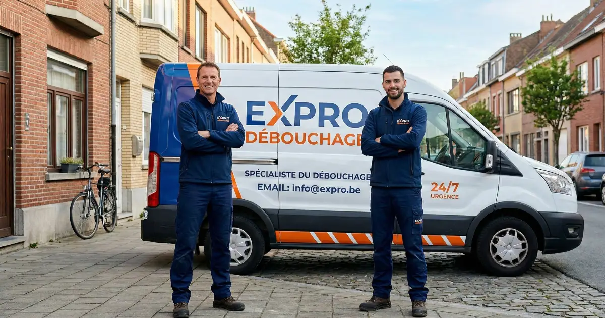 Technicien Expro Débouchage avec équipement professionnel